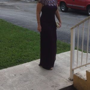 Purple elegant dress from Camille la vie size 10